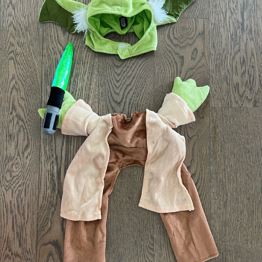 Star Wars Yoda Dog Costume - Green and Brown